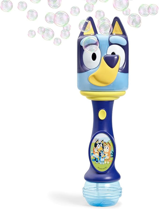 Little Kids BLUEY Light and Sound Musical Bubble Wand, Includes Bubble Solution