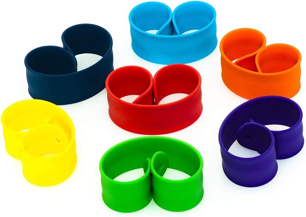 Wholesale Silicone Rubbber Slap Bracelets,Soft & Safe for Party Favors,Rolling Holder,Funny&Durable,Customize & Reuse!