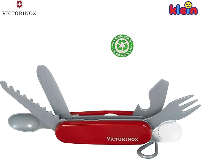 Theo Klein Victorinox 9.6092.1 Pocket Knife Toy The Pocket Knife for Young Children Who Want One of Their Own in VX Red 4.4 inches