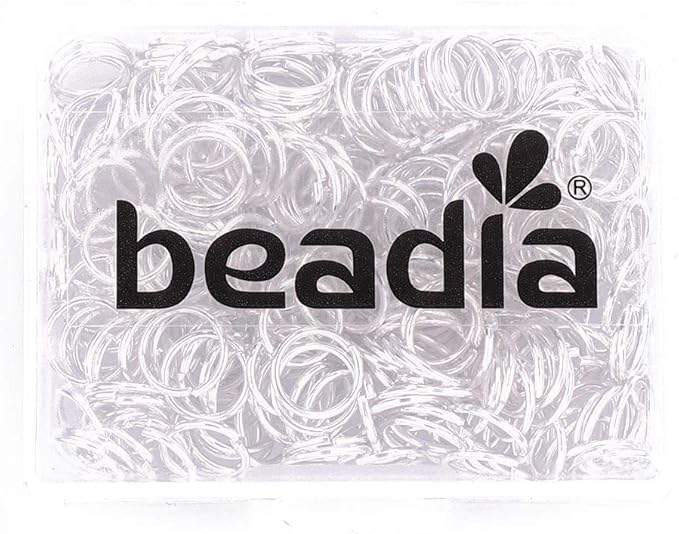 Open Jump Rings Sliver 0.8x8mm 300pcs for DIY Jewelry Making Supplies