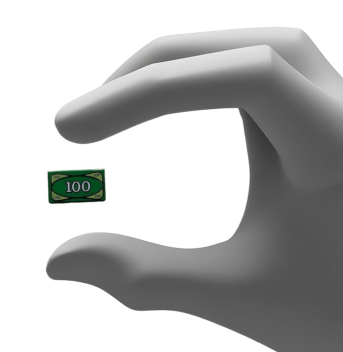 Lego Batman x5 Green Money Tile City $100 Dollar Bill Bank Cash Minifigure New