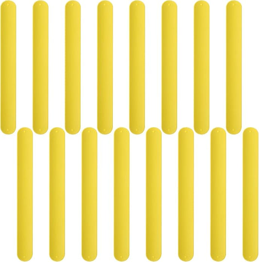 Silicone Rubbber Slap Bracelets Plain Slap Bracelets Wrist Soft and Safe Slap Bands Wrap Band for School Party Favors DIY Painting Wristband Craft