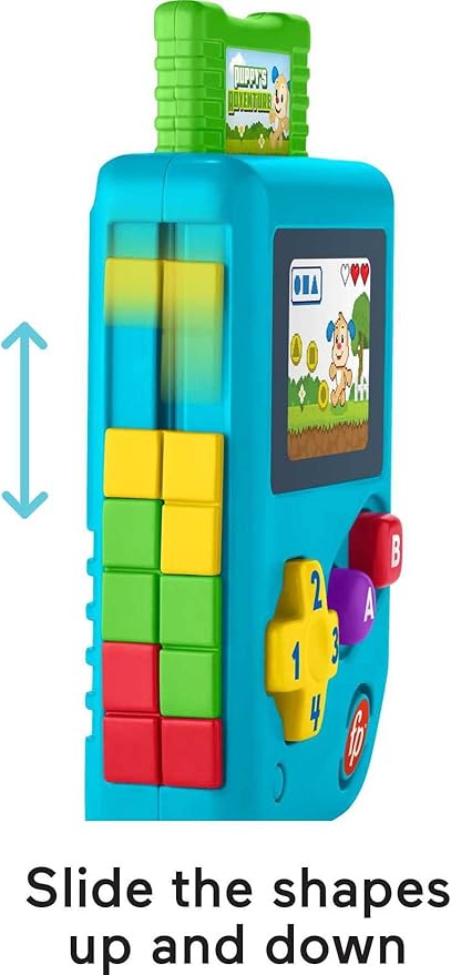 Fisher-Price Baby & Toddler Toy Laugh & Learn Lil’ Gamer Pretend Video Game with Lights & Music for Infants Ages 6+ Months