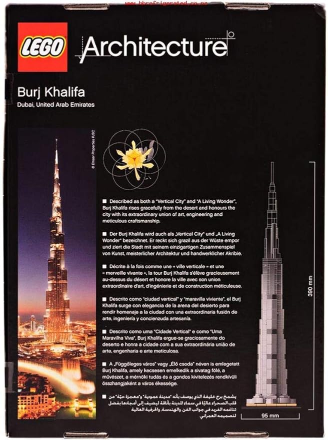 LEGO Architecture Burj Khalifa 21031 Landmark Building Set