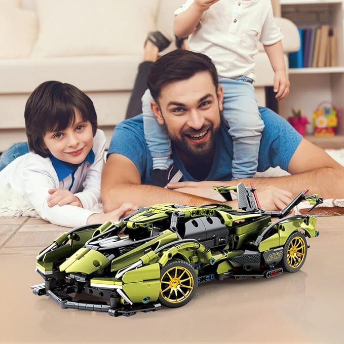 Mesiondy Sports Car Building Blocks Toys Boys or Adults Kits,1:14 MOC Building Set Raceing Car Model,Cars for Boys Age 12-16 8-14,(1039 Pieces)