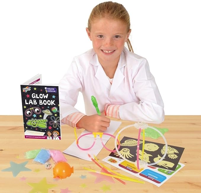 Galt Toys, Glow Lab, Science Kit for Kids, 20 Fun Experiments, Ages 6 Years Plus