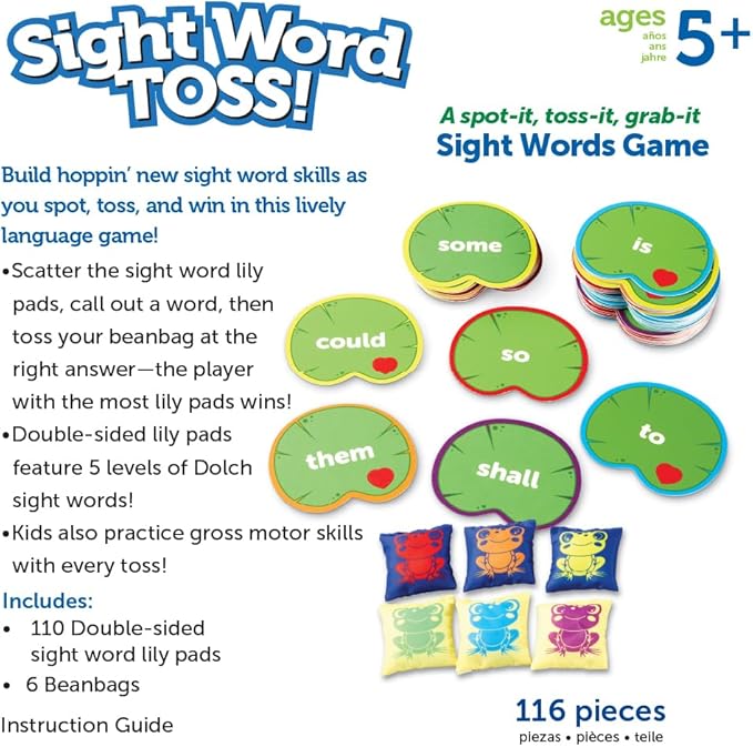 Sight Words Toss Game