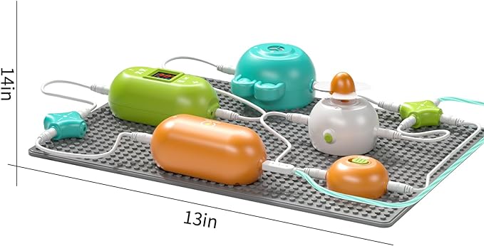 SNAEN Circuits Over 300 Projects Circuit Toy for Kids DIY Electronic Toy, 31 Circuit Parts, Science Game for Boys Girls, Educational Toys for Kids 3+