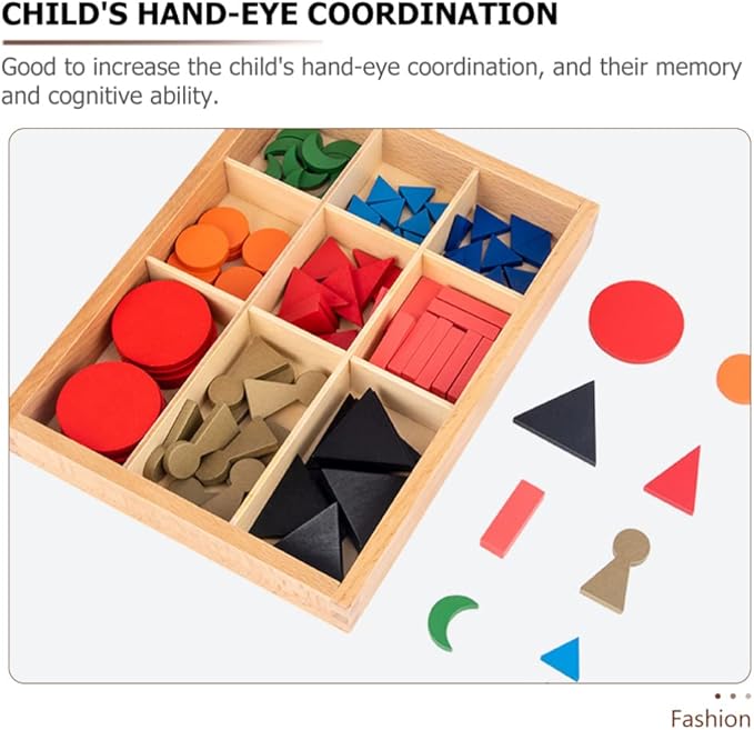 Kisangel Toddler Toys Educational Toys 1 Set Wooden Grammar Symbols with Box Child Grammar Symbol Preschool Training Wood Education Toys Preschool Language Learning Baby Toys