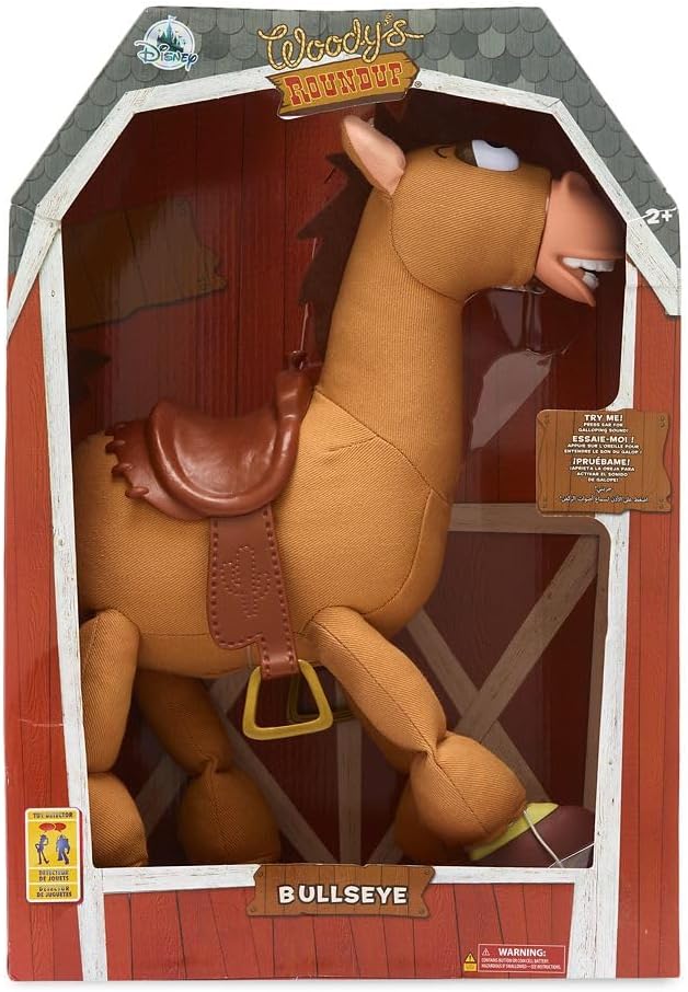 Disney Store Official Bullseye Talking Action Figure from Toy Story, Features Sounds and Phrases from The Movies, Interacts with Other Figures and Toys