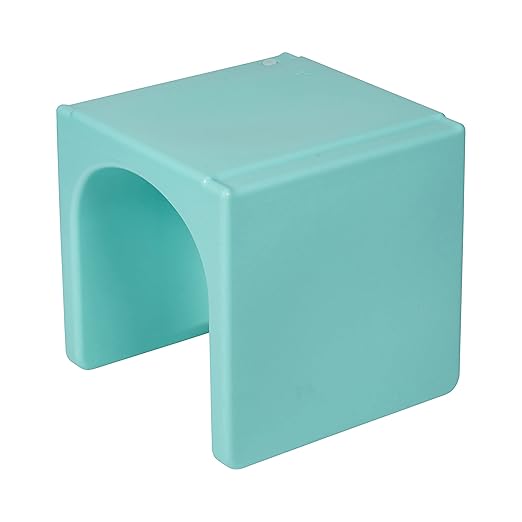 ECR4Kids Tri-Me 3-In-1 Cube Chair, Kids Furniture, Aqua