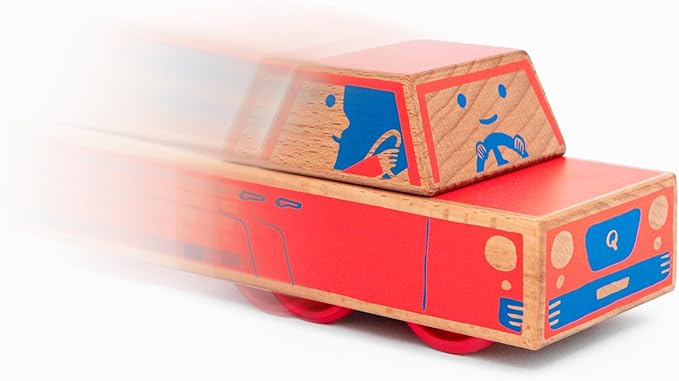 Cody Block Starter Set, Educational Wooden Building Blocks Coding and Car STEM Toys for Preschool Kids Ages 4+