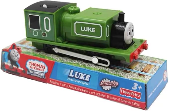 wltk Motorized Luke Train Engine Toy Set, Battery-Powered Train’s Friend Toy Set ,Toddlers Train Toys for Age 3 4 5 6 7 8 Kids Boys Girls