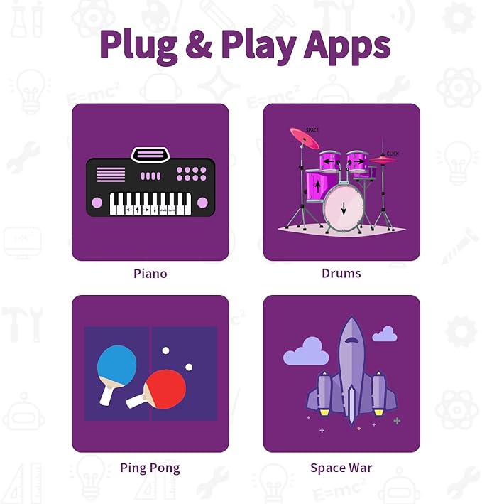STEM Toys, Science Kits for Kids Age 6+, Circuit Board for Kids, Simple Circuit Kit, Learning Primary Circuit Toy, Use Any Conductor and Hand to Form A Circuit, Invention Kit for Everyone