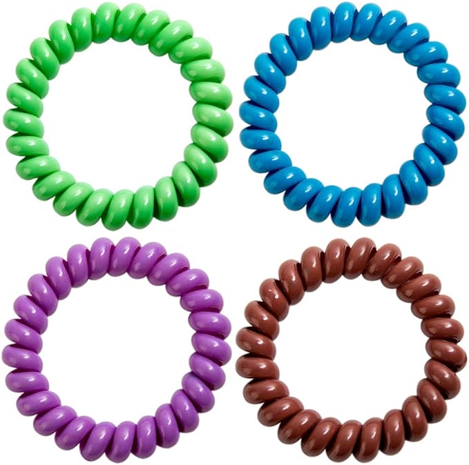 Sensory Bracelets for Autism, ADHD, SPD – Stretchy Coil Bracelets for Special Needs (8 Pack)