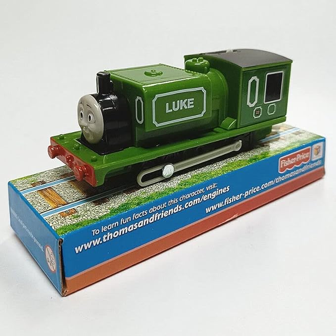 wltk Motorized Luke Train Engine Toy Set, Battery-Powered Train’s Friend Toy Set ,Toddlers Train Toys for Age 3 4 5 6 7 8 Kids Boys Girls