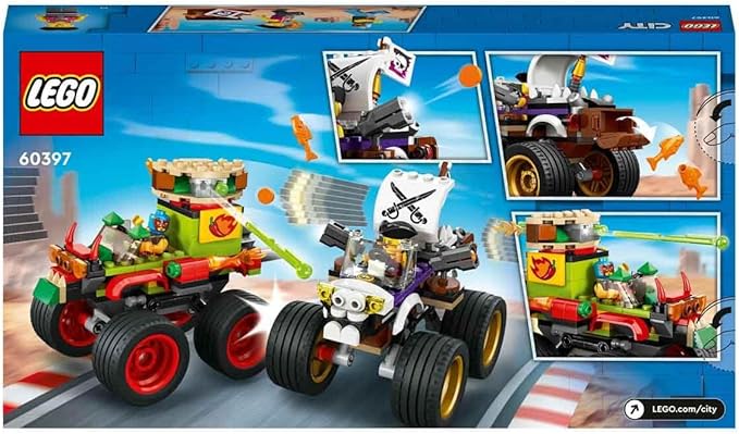 Lego 60397 Monster Truck Race, 301 Pieces, Age 6+