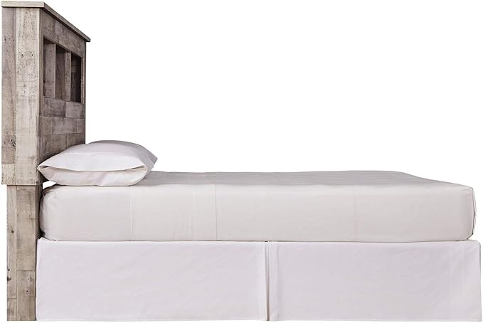 Signature Design by Ashley Adjustable Metal Bolt on Bed Base Frame with Protective Floor Glides, Twin/Full, Black