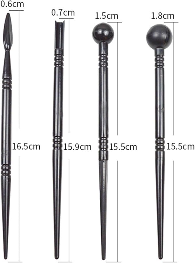 DIY Polymer Clay Tools 24pcs Tool Beginner's Clay Sculpting Set, Clay, Wood Carving, Ceramic Art Project Accessory for School, Classrooms, Kids/Adults, Birthday Gift, Craft Activity