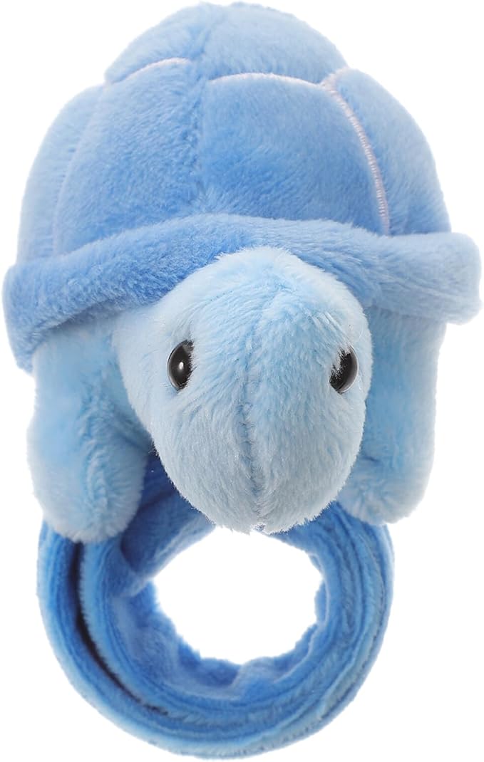Kisangel Plush Ring Animal Slap Bracelets Huggers Bracelets for Kids Plush Animal Slap Bracelets Toys for Babies Snap Wristbands Sea Turtle Stuffed Animal Pp Cotton Play Halloween Lovers