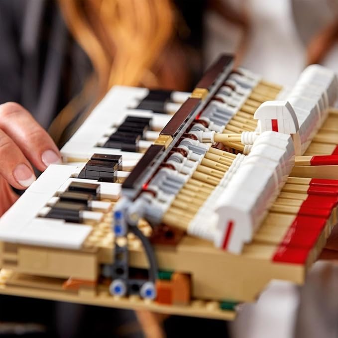 LEGO Ideas Grand Piano 21323 Model Building Set for Adults, Collectible Home Décor Kit, Gift for Music Lovers with Motor and Power Functions