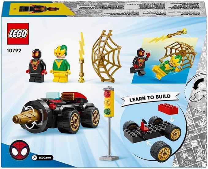 Lego Team Spidey Drill Spinner Vehicle Set 10792