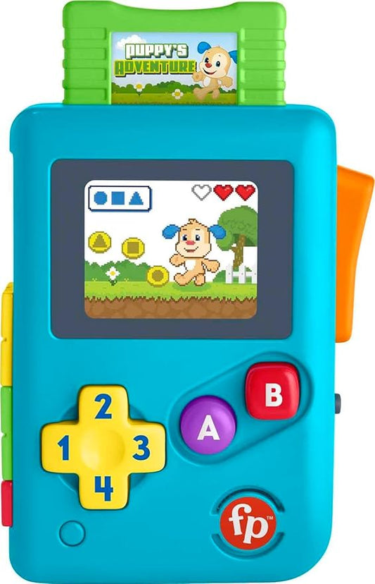Fisher-Price Baby & Toddler Toy Laugh & Learn Lil’ Gamer Pretend Video Game with Lights & Music for Infants Ages 6+ Months