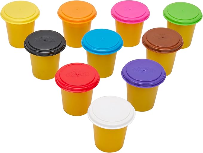 Cra-Z-Art Softee Dough Bulk 10 Pack of Modeling Compound, Super Pack of Softee Dough, Ages 2 and Up