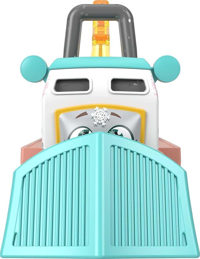 Thomas & Friends Diecast Toy Train, Shivery Delivery Sandy the Rail Speeder & Brake Car Bruno for Preschool Pretend Play Kids Ages 3+ Years