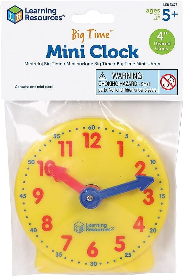 Learning Resources Smart Pack 4" Clock