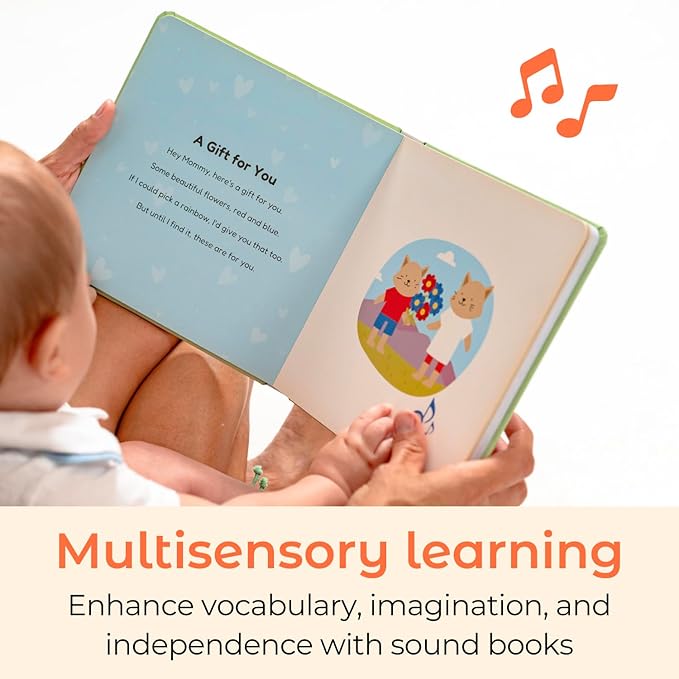 Cali's Books Mommy I Love You - Musical Book for Toddlers 1-3 with Nursery Rhymes to Celebrate Mom - Interactive Sound Book - Mommy and Me Gifts