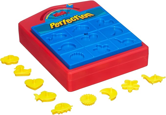 Hasbro Gaming Perfection Game for Kids | Popping Shapes and Pieces | Preschool Board Games for Clasroom | Back to School Gifts | Ages 4+