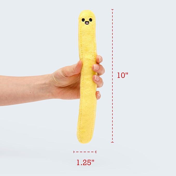 Emotional Support Fries by Relatable, Cuddly Stuffed Animals and Toys, Squishy Toys and Plushies, Great Gift Ideas for Loved Ones of All Ages, Includes 5 Plushies with Carrying Basket
