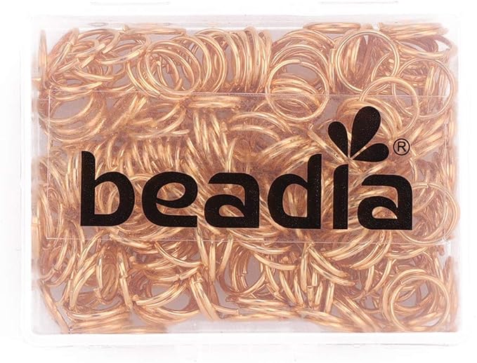 Open Jump Rings Gold 0.8x8mm 300pcs for DIY Jewelry Making Supplies