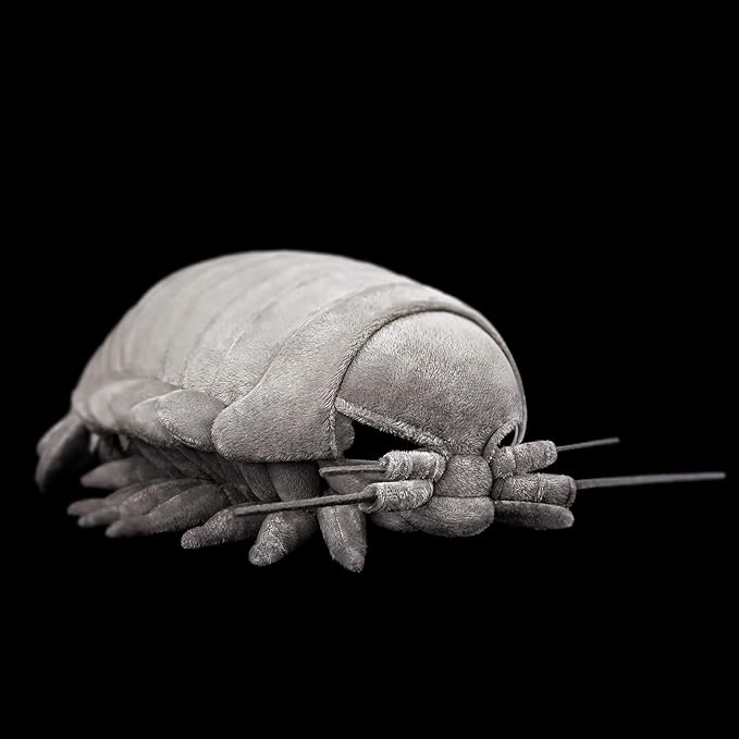 ZHONGXIN MADE Giant Isopod Plush - Lifelike 13inch Isopod Stuffed Animal, Simulation Bathynomus Giganteus Arthropod Insect Plushie, Soft Crustaceans Animals Toys Model Dolls Gifts for Kids