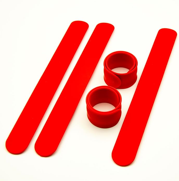 Wholesale Silicone Rubbber Slap Bracelets,Soft & Safe for Party Favors,Rolling Holder,Funny&Durable,Customize & Reuse!