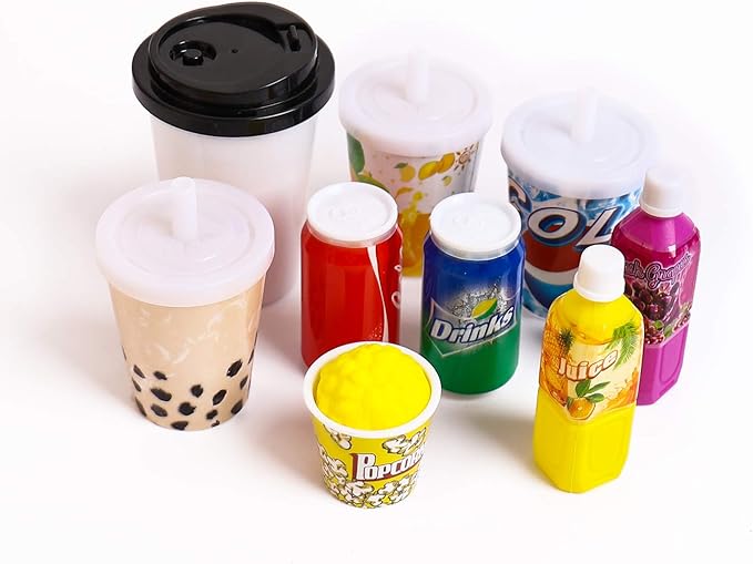 Kids Food cart Toy Sets,Kids Role Play Large Dining car Toys and 98pcs Food, Kitchen, Tableware Accessories., Educational Toys for 3+ Years Boys/Gir