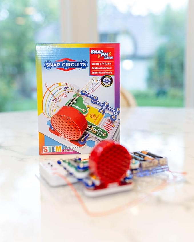 Snap Circuits STEM Toy Radio KIT | for Kids 8+ yrs | Electronics KIT | Science KIT for Kids | DIY STEM KIT STEM
