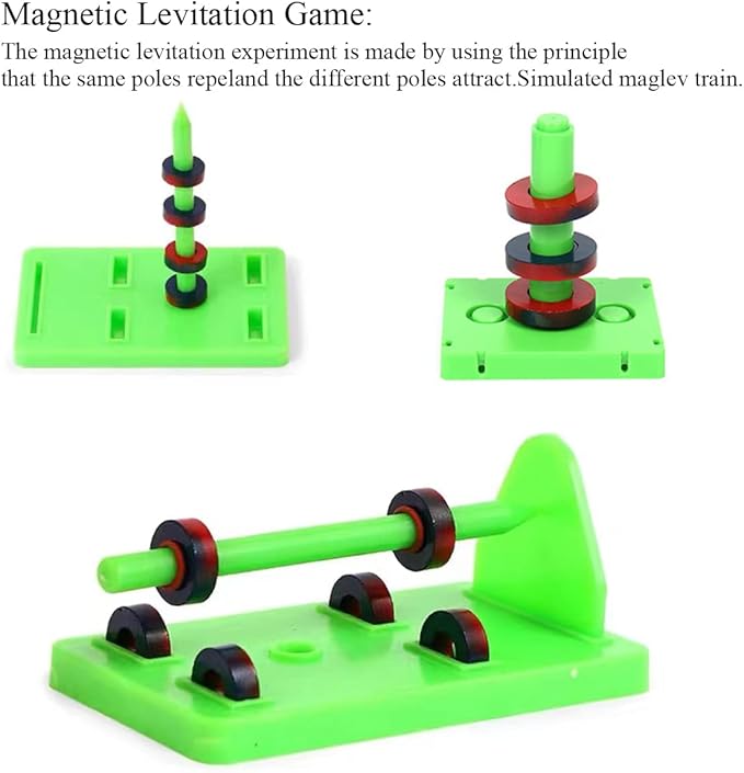 Labs Junior Science Magnetism Set for Experiment Education,70PCS STEM Magnetic Teaching Tools,Electricity Discovery Circuit and Magnetism Experiment Kits Science Educational Toys