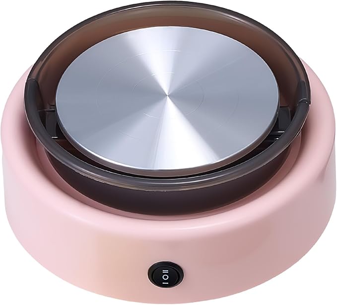 VEVOR Mini Pottery Wheel for Kids and Adults Beginners, 6" Turntables & Speed Adjustable, Complete Pottery Kit With Air Clay Art Supplies Sculpting Tools for Girls Birthday Christmas Craft Gifts, Pink