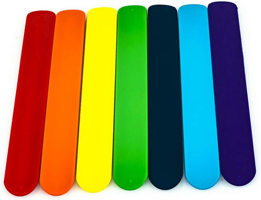 Wholesale Silicone Rubbber Slap Bracelets,Soft & Safe for Party Favors,Rolling Holder,Funny&Durable,Customize & Reuse!