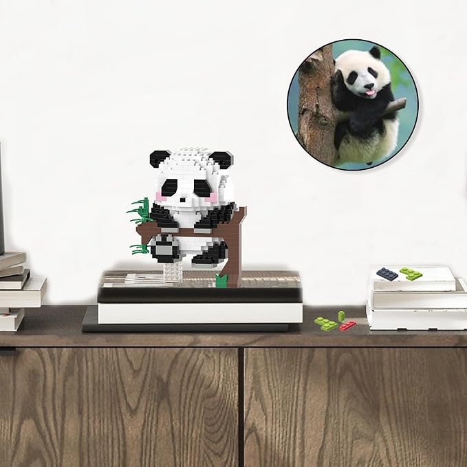 Mini Building Blocks- Hanging Panda, Party Favors- Micro Blocks Panda Toy for Kids 6 7 8 9 10+, Mini Blocks Building Sets for Adults, Easter/Birthday for Boys and Girls(463PCS)