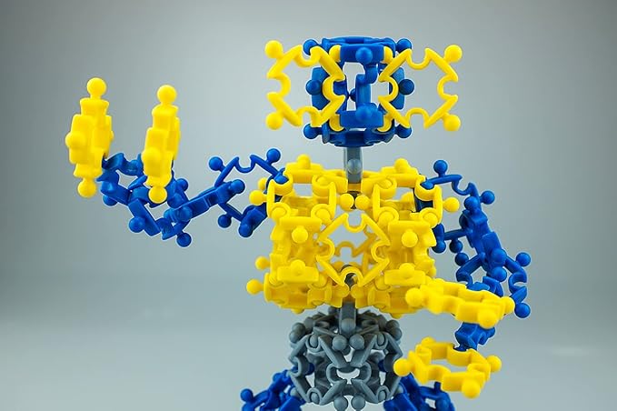 Robot (90 pcs) Eco-Friendly 4D STEM Educational Building Toy for Creative Kids | Party Activity | Gift Idea | Portable | Travel-Friendly | Durable | Hours of Fun | Build Up Your Own