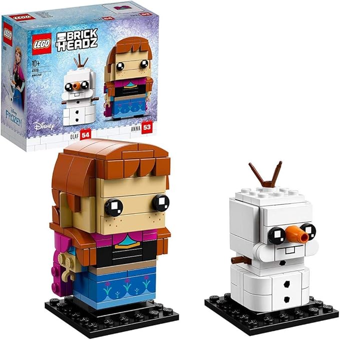 LEGO BrickHeadz Anna & Olaf Building Kit, Multicolor