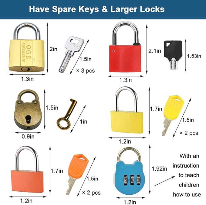 Montessori Lock and Key Toy Set for Toddlers, Montessori Educational STEM Lock Toys Matching Games Lock Set with Wooden Tray for 3 4 5 Year Old Kids