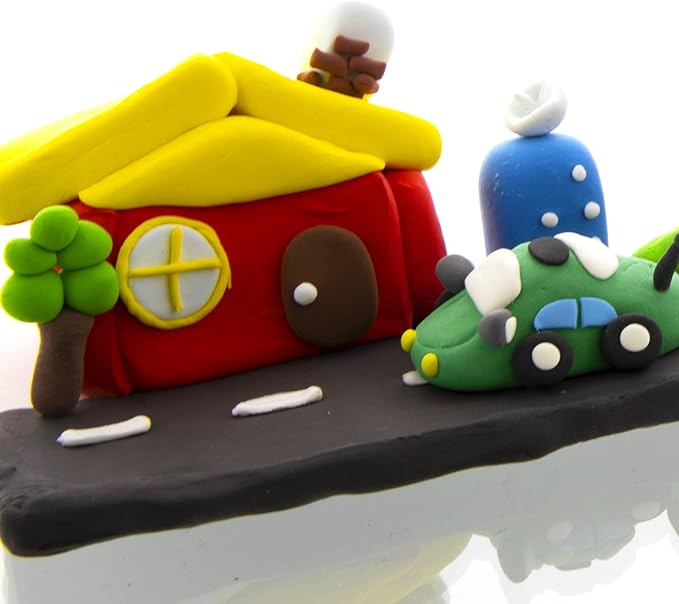 BAZIC Modeling Clay Gray Color 1 LB, Light Dough Art Craft, Non Toxic Gift for Artist Kids Toddler Boys Girls, Bulk for Classroom, 2-Pack