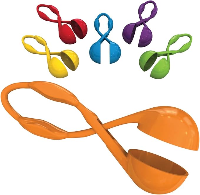 Learning Resources Squeezy Tweezers - Sensory Bin Tools , Water Table Toys, Montessori Grabber Tool, School and Teacher Supplies, Toddler Activities, Fine Motor Skills, Daycare Essentials