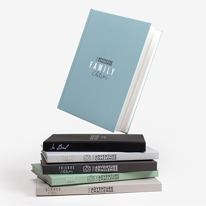 The Adventure Challenge Family Edition - 50 Scratch-Off Adventures and Family Games for Kids and Adults, Adventure Challenge Scratch Off Book, Family Adventure Book