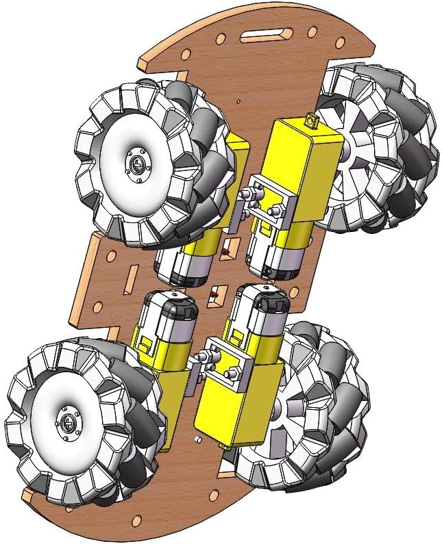STEM Projects for Kids 6 7 8 9 10 11 12 Year Old ,Build Your Own 4WD Remote Control Car,Science Experiment Electronics Kit,Robotic Car with 68mm Mecanum Wheel ,DIY rc car kit