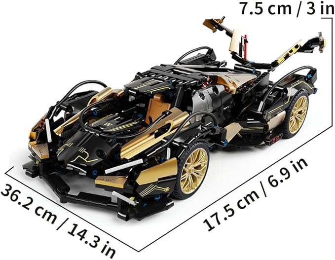 Mesiondy Sports Car Building Blocks Toys Boys or Adults Kits,1:14 MOC Building Set Raceing Car Model,Cars for Boys Age 12-16 8-14